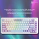 Клавиатура Ajazz AK820 MAX Magnetic switches Purple White Blue RGB (AK820MAX-WM-PWB) - изображение 9
