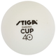 М'ячі для настільного тенісу Stiga Cup ABS 12 шт, білі - изображение 1