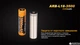 Аккумулятор Fenix 3500 мА·ч 18650 (ARB-L18-3500) - изображение 3