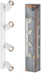 Светильник спотовый OSRAM SPOT OCTAGON 4X3.4W 2700K 920Lm GU10 белый (4099854474200) - изображение 1