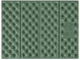 Mata kempingowa Nils Camp NC17105 do siedzenia z podbiciem aluminiowym + IXPE 40 cm Green (5908261683398) - obraz 1