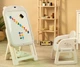 Мольберт детский со стулом Caretero Toyz TED магнитный, регулируемый, детский мольберт для рисования, настольный мольберт, набор с маркерами и магнитами для творчества детей от 3 лет, детский стул с мольбертом - изображение 1