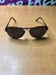Модные мужские солнцезащитные очки 2025 aviator polarized matte black солнечные защитные UV400 поляризационные антибликовые авиаторы для рыбалки отдыха авто polaroid от солнца в форме капли окуляры полароид матовые дымчатые линзы твердый чехол в комплекте - изображение 2