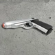 Стартовий пістолет SUR 2608 matte chrome (Walther PP) + кейс + патрони 25шт + 1 магазин - изображение 3