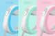 Поводок-рулетка для собак WAUDOG R-leash, круглая, XS-M, до 40 кг, 2,9 м, светоотражающая лента белый - изображение 1