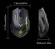 Бездротова ігрова миша GAMING MOUSE Bluetooth + 2.4G на акумуляторі чорна - зображення 6