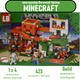 Конструктор minecraft Огненный Крипер майнкрафт +2 фигурки+набор оружия 423 детали в подарочной коробке - изображение 1
