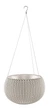 Подвесной цветочный горшок с цепочкой 3,2 л Keter Cozies S Бежевый (7290106931954) - изображение 1