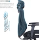 Кресло компьютерное офисное эргономичное OfficePro Atlas Black (OC630-B-B-B) - изображение 9