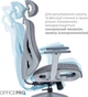 Кресло компьютерное офисное эргономичное OfficePro Atlas Gray/Dark Gray (OC630-G-DG-DG) - изображение 11