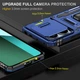 Ударопрочный чехол Epik Camshield Army Ring для Xiaomi Redmi Note 13 4G Синий / Navy - изображение 2