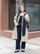 Тренч женский Uniqlo 58952161 M Бежевый (1159841480) - изображение 4