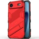 Защитный чехол с подставкой Deexe Bibercas для iPhone Air - Red - изображение 1