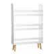 Полка для игрушек книг 95 x 15 x 50 см Белая - изображение 1