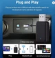 Адаптер беспроводной для Apple CarPlay и Android Auto 2in1 USB WIFI5 Bluetooth 5.0 С c OTG переходником - изображение 2