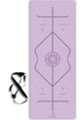 Премиальный коврик для йоги каучуковий Lita Comfort PU+coconut Marking Violet Yoga mat фиолетовый 183х68х0,5 см - изображение 1