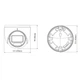 IP-відеокамера 8Mp TVT TD-9585S4-C(D/AZ/PE/AW3) White f=2.8-12mm, ІЧ+LED-підсвічування, з мікрофоном (77-00415) - зображення 2