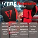 Боксерские перчатки TITLE Boxing Guts and Glory Black/Red M 12oz (бинты 4м. в комплекте) (GGBG M BK/RD) - изображение 3