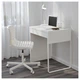 Письменный стол IKEA MICKE 73x50 см белый компьютерный столик, рабочий стол для ноутбука ИКЕА МИККЕ 302.130.76 - изображение 6