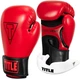 Боксерские перчатки TITLE Boxing Vegan Gloves Red/Black 8 oz (капа в комплекте) (VGFBG 8 oz RD/BK) - изображение 1