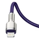 Кабель Baseus Cafule Metal (PD) Type-C - Lightning PD20W/2m (CATLJK-B05) (Purple) - изображение 5