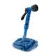 Шланг Садовий KY-75B, 7.5-22,5м, Blue + розпилювач, насадка на кран Voltronic - зображення 1