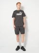 Футболка хлопковая длинная мужская Puma Essentials Foundation 68253344 S Dusky Gray с принтом (4069157696142) - изображение 3