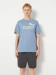 Футболка хлопковая длинная мужская Puma Essentials Graphics 68470834 XL Cool Blue (4069157677271) - изображение 1