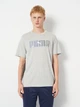 Футболка хлопковая длинная мужская Puma Essentials Graphics 68818404 M Light Gray Heather с принтом (4069157688819) - изображение 1