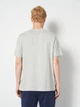 Футболка хлопковая длинная мужская Puma Essentials Graphics 68818404 M Light Gray Heather с принтом (4069157688819) - изображение 2