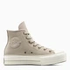 Женские кеды замшевые высокие Converse Ctas Lift Hi A12966C 36.5 (6US) 23 см Beige (194435628639) - изображение 1