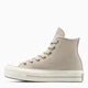 Женские кеды замшевые высокие Converse Ctas Lift Hi A12966C 36.5 (6US) 23 см Beige (194435628639) - изображение 3