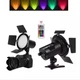 Світлодіодний прожектор LED CH JSL-216 RGB 16x15 cm 128 Lights 3200K-5600K Remote - зображення 6