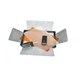 Лампа відеосвітло LED Yongnuo YN1200 72W Light 1200pcs color 3200-5500K + 4 AKБ із зарядним пристроєм та 220v - зображення 4