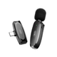 Бездротовий мікрофон XO MKF08A Type-C wireless Collarclip microphone Black - изображение 2