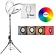 Лампа Кільцева LED CH MJ-45 RGB 45cm 36W 3200-6500K - зображення 2