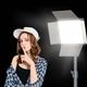 Лампа відеосвітло LED CH E900 with display 30x17 cm 896 Lights 3000K-6500K Remote (від мережі та акб) - изображение 2