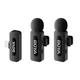 Бездротовий мікрофон BOYA BY-V20 Type-C 2 мікрофона Black - изображение 2