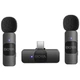 Бездротовий мікрофон BOYA BY-V20 Type-C 2 мікрофона Black - изображение 7