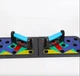 Дошка для віджимань foldable push up board багатофункціональний тренажер регульований, упори для віджимань - зображення 1