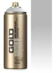 Акриловая краска-спрей Montana Gold Transparent 9100 White (Белый) 400 мл - изображение 1