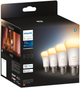 Żarówka LED Philips Hue White Ambiance E27 4 szt (8719514328280) - obraz 3