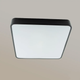 Керована LED люстра Esllse ONIX 90W S ON/OFF 3000-6500К 7200Лм квадратна чорна 500x500х50-BLACK-220-IP20 - зображення 1