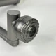 Кран-смеситель поворотный 360° с аэратором Water Tap Faucet, универсальный однорычажный смеситель-трансформер для раковины и мойки с 2 режимами подачи воды (душ, струя) и керамическим картриджем, для кухни и ванной, AND938 - изображение 9