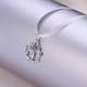 Кулон серебряный в форме сердца с птицей Соловейко Amethyst 925 Zirkon - изображение 7