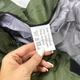 Спальный мешок с капюшоном 200х70 см, туристический водоотталкивающий теплый спальник-одеяло с молнией в чехле, наполнитель холлофайбер, для туризма, походов, рыбалки, охоты, кемпинга Зеленый, AND-950-Green - изображение 6
