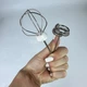 Капучинатор для молока и сливок электрический беспроводной Egg Beater, портативный мини-миксер вспенитель с 2 насадками из нержавеющей стали для латте, капучино, кофе, коктейлей и соусов, USB зарядка Белый AND-1-50-White - изображение 10