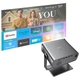 Смарт проектор Hoco DT5 1080p с автофокусом и Android |WiFI 2.4+5G, BT 5.0, 1AV/2USB/2HDMI| - изображение 2