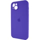 Чохол Premium для смартфона Silicone Full Case AA Camera Protect for Apple iPhone 14 22,Dark Purple (FullAAi14-22) - изображение 3