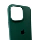 Чохол для смартфона Silicone Full Case AA Open Cam for Apple iPhone 16 Pro Max 46,Pine Green (FullOpeAAi16PM-46) - изображение 5